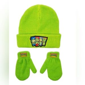 Teenage Mutant Ninja Turtles Toddler Boys or Girls Knit Beanie set